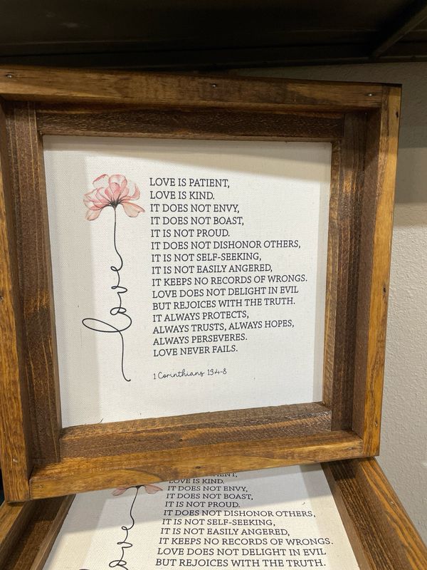 Jarmz 12x12 Natural Love Corinthians