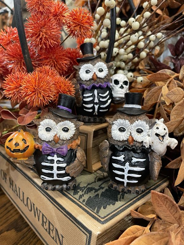 Han Ghost Owl Spooky Tabletop