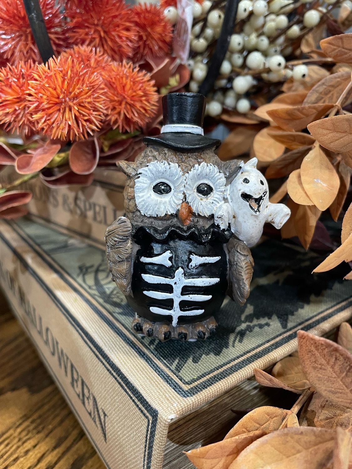 Han Ghost Owl Spooky Tabletop