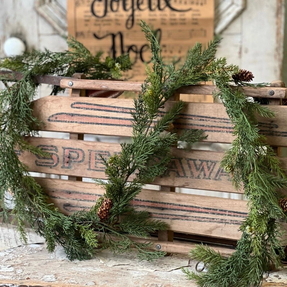 Lan 6&#39; Telluride Spruce Garland