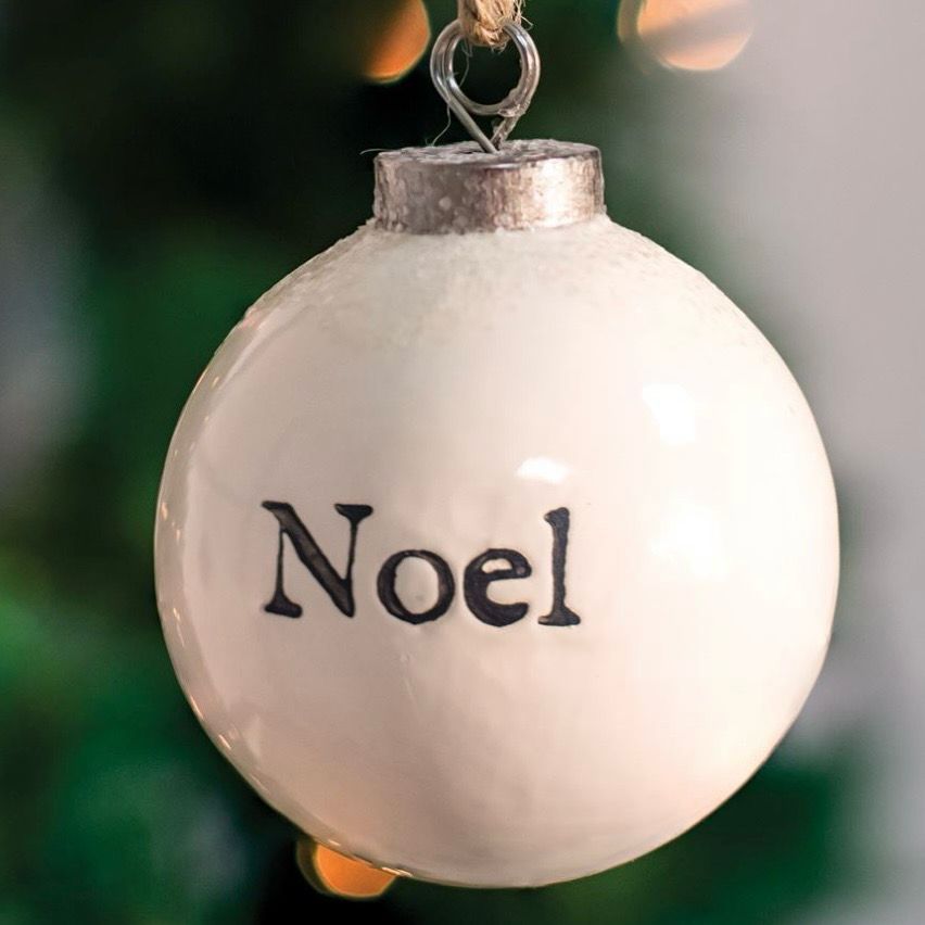 Col Noel White Ceramic Orn