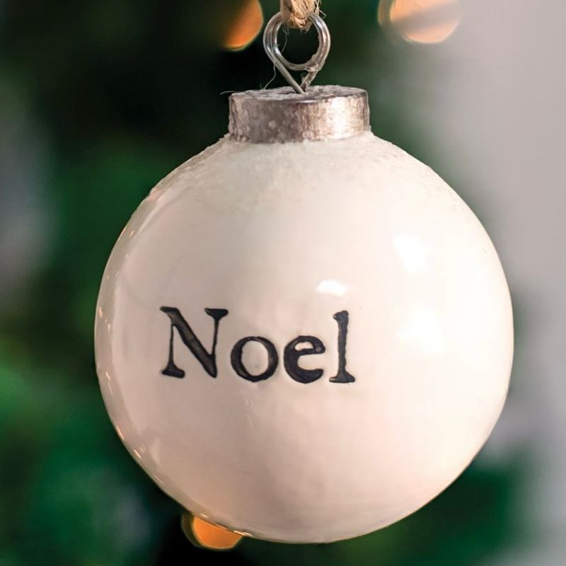 Col Noel White Ceramic Orn