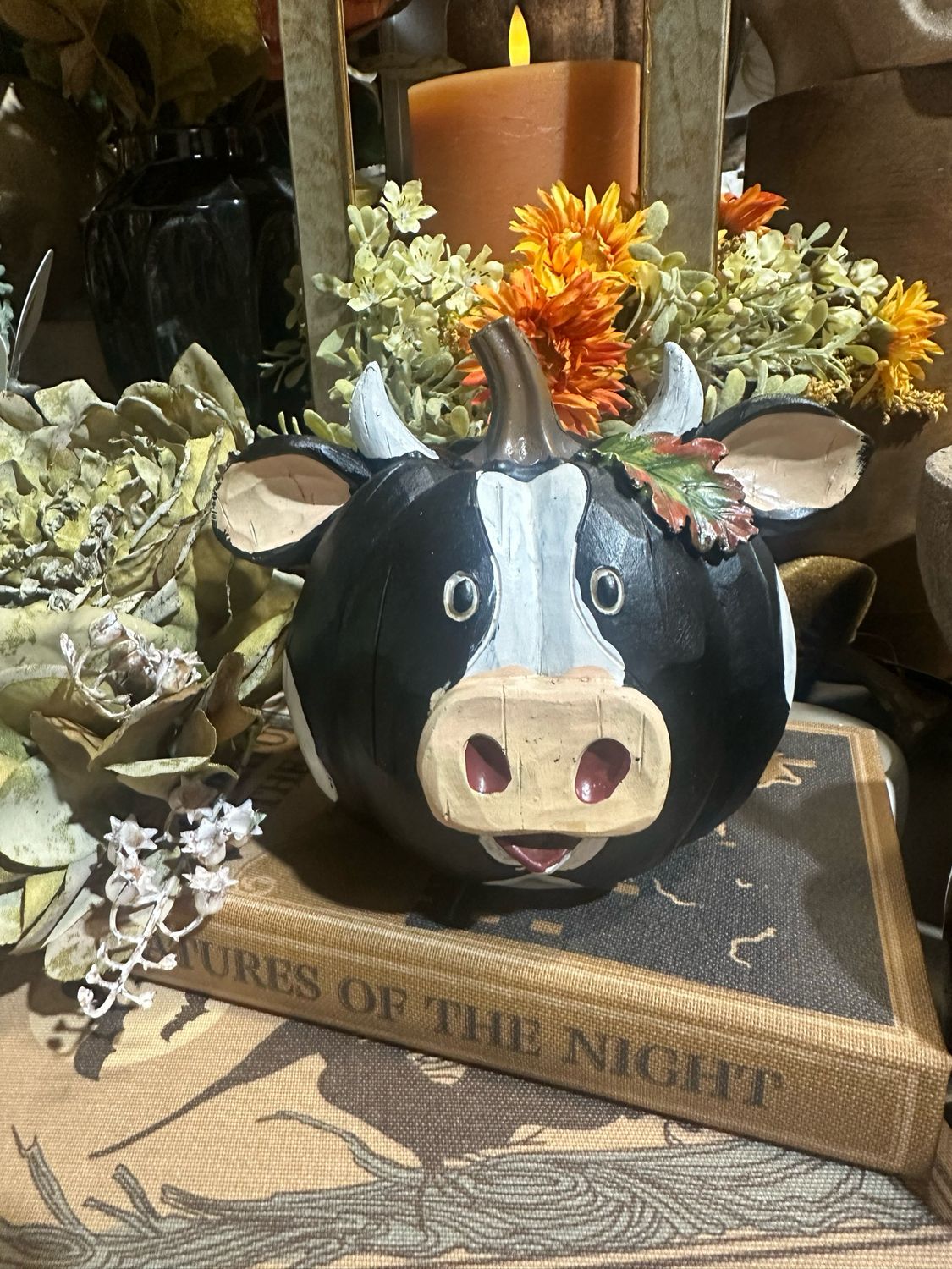 Ger Cow Pumpkin 5x5