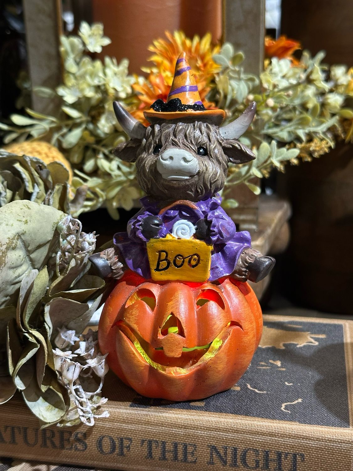Ger Orange Hat High On Pumpkin 6&quot;