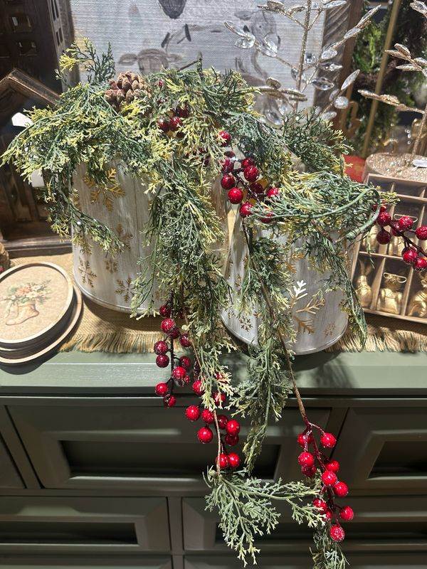 WTC 29&quot; Holiday Cedar Dripping Garland