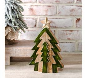 Pdg Green 3D Cut Out Trees 9.75"