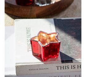 Pdg Red Star Votive Holder 2x3
