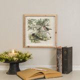 Rag Pair Of Birds Print 12&quot;