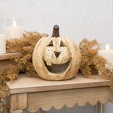 Rag 8&quot; White Big Mouth Pumpkin