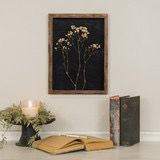 Rag Dried Baby&#39;s Breath In Frame 11x15