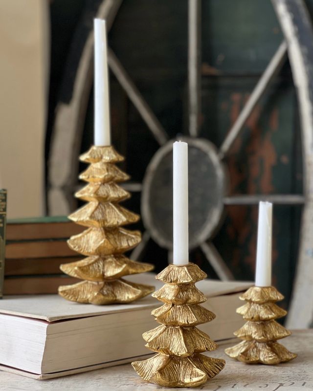 Lan 4.25&quot; Gilded Fir Taper