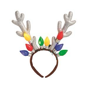 MP Silver Light Up Headband