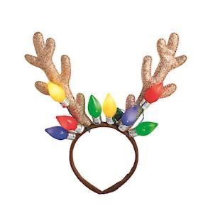 MP Gold Light Up Headband