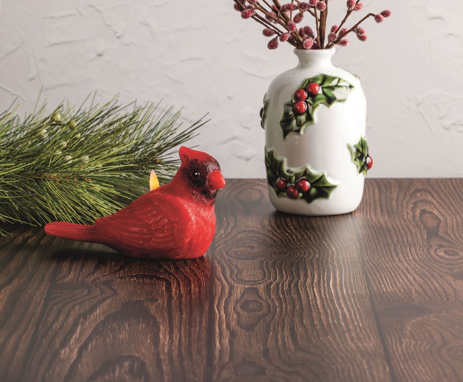 MP Cardinal Flameless Candle