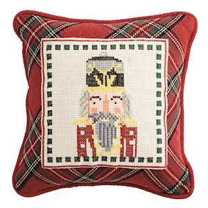 MP Nutcracker Needle Point Pillow