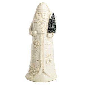 MP Lg Wht Xmas Santa Sitter 11&quot;