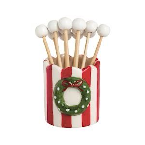 MP Bagged Wreath Toothpick Holder