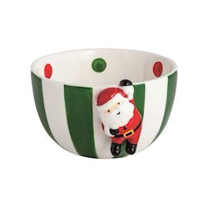 MP Santa Hanging Candy Tidbit Bowl