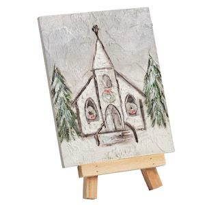MP Church Farmhouse Art Plaque