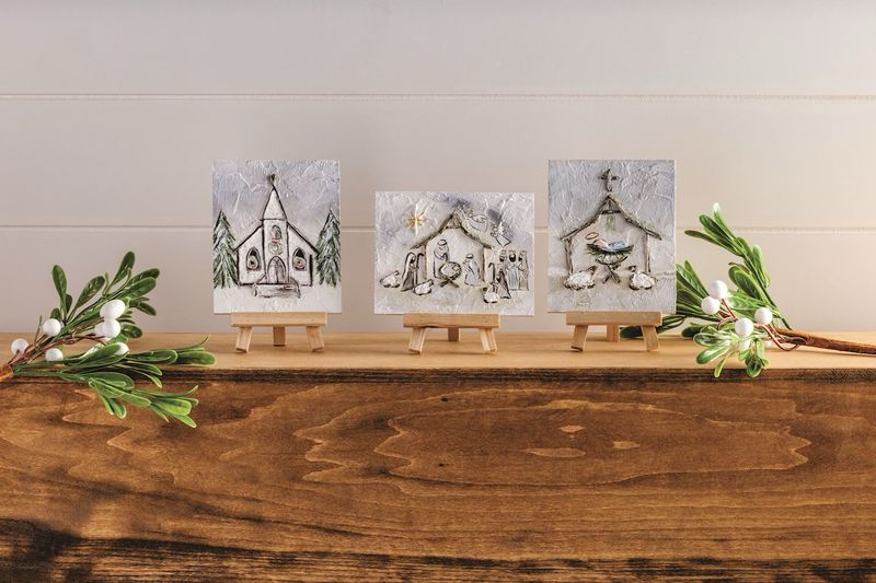 MP Church Farmhouse Art Plaque