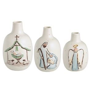 MP Md Nativity Bud Vase 6&quot;