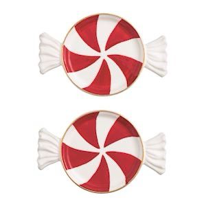 MP S/2 Red Candy Tidbit Plate