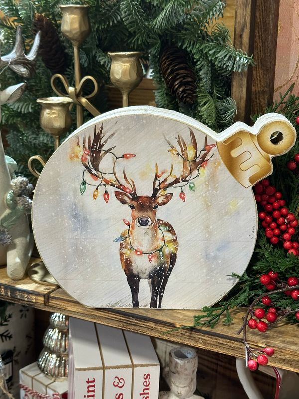 Jarmz Orn Sitter 10x8 Deer Lights