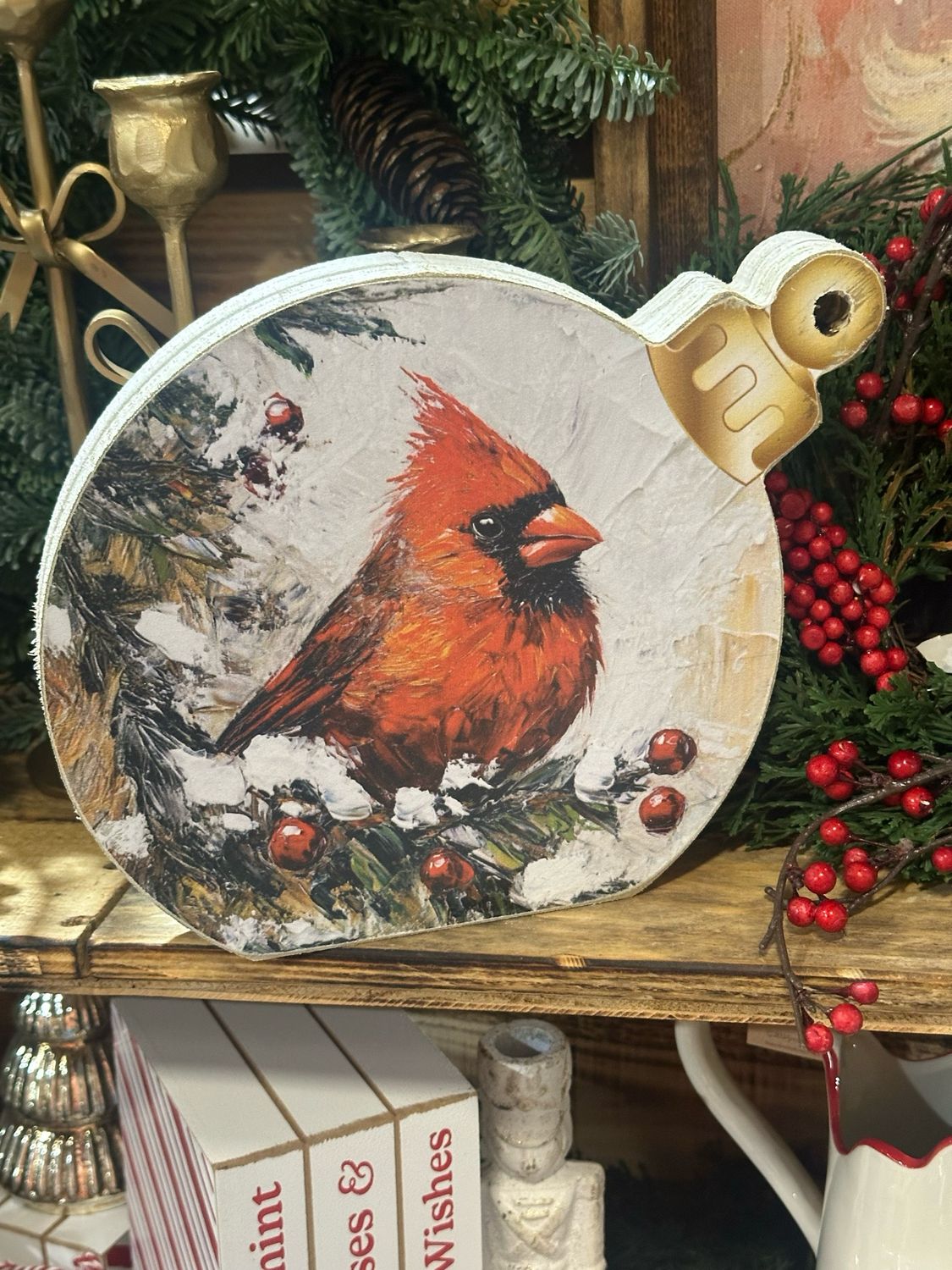 Jarmz Orn Sitter 10x8 Fat Cardinal