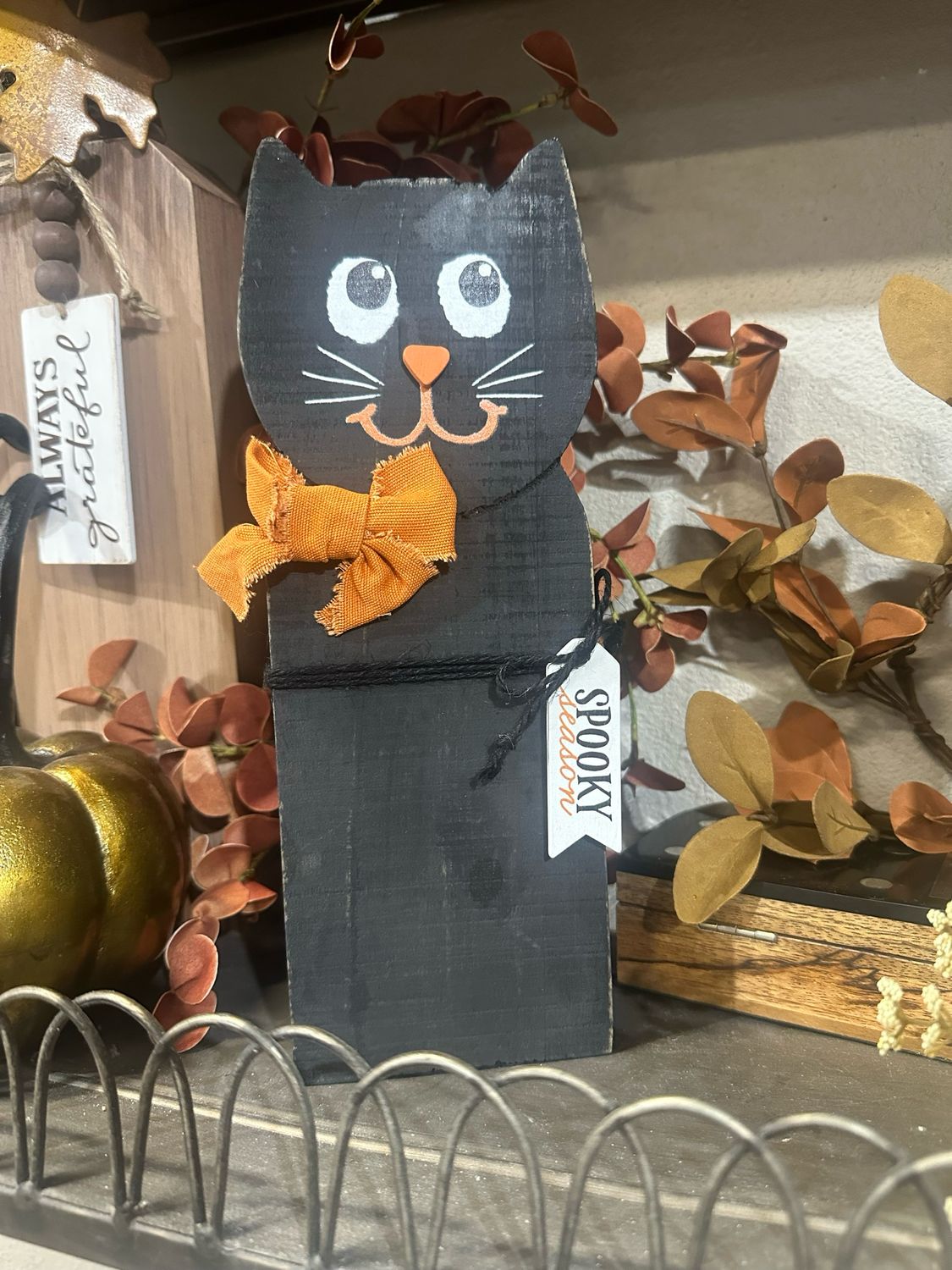 BB Blk Cat Sitter 10&quot;