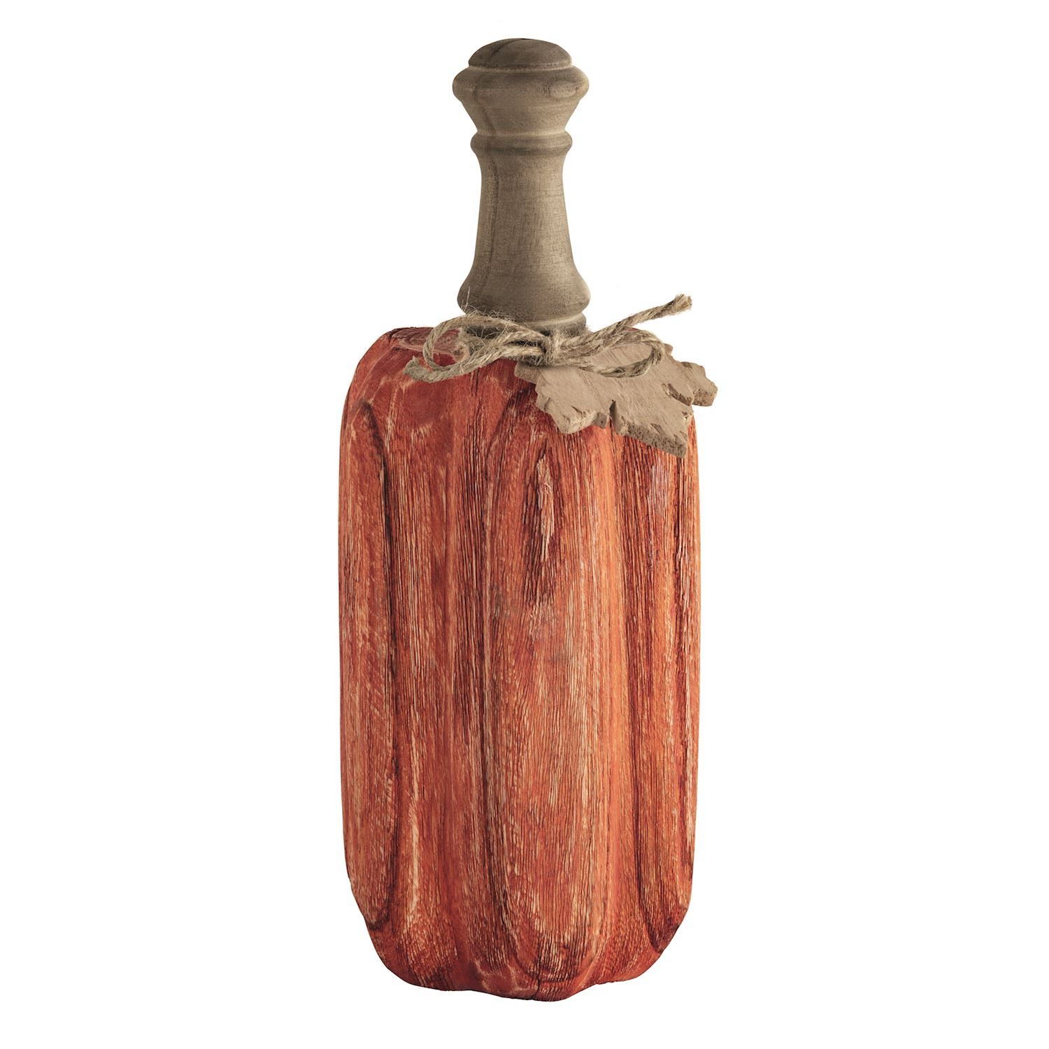 MP Lg Wood Baluster Pumpkin 16&quot;