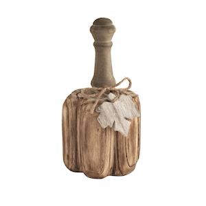 MP Sm Wood Baluster Pumpkin 11&quot;