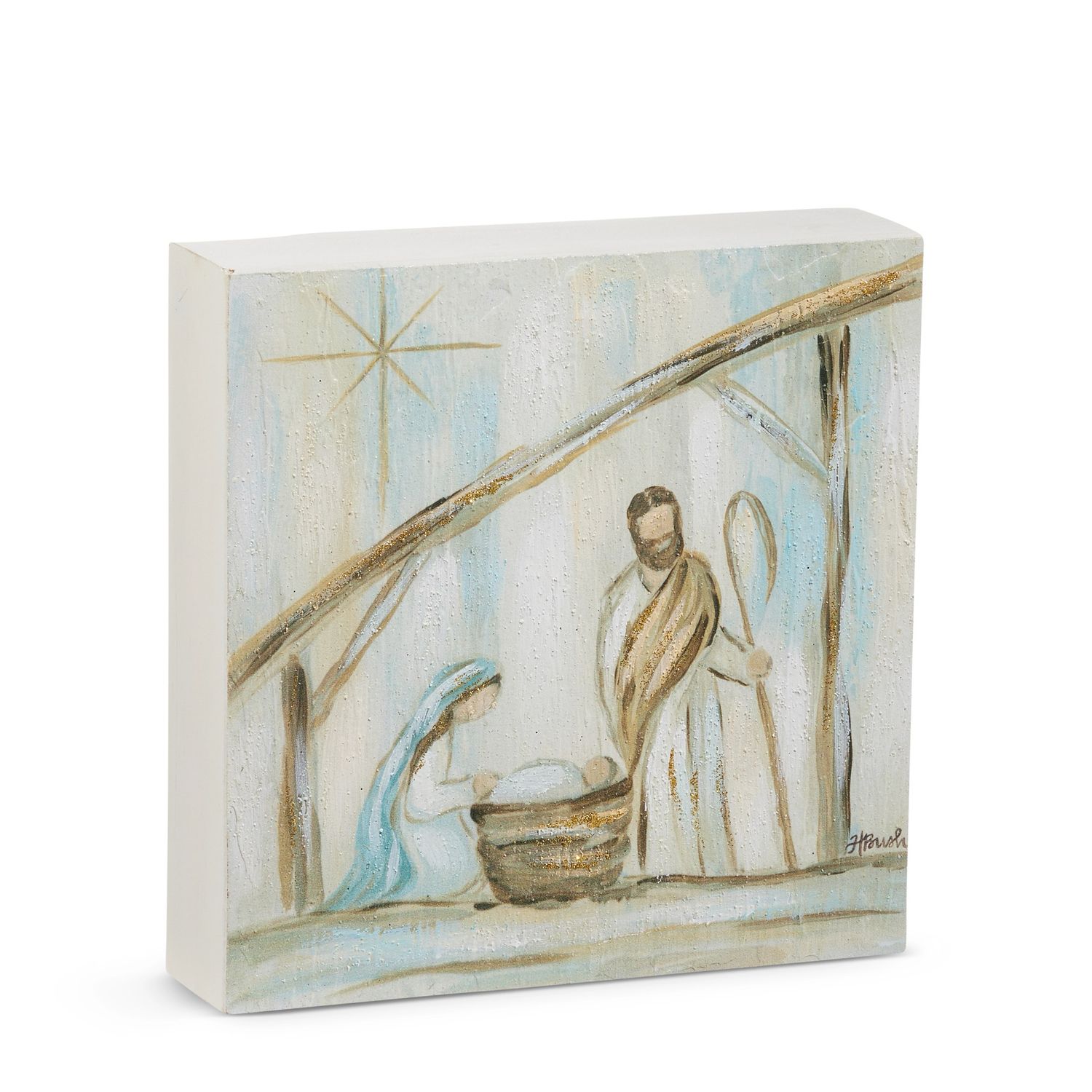 Raz 8&quot; Holy Family Block