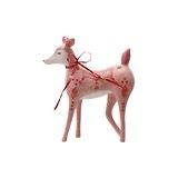 CCO Pink Deer w/wire Ribbon &amp; Glitter 5.75x6.75
