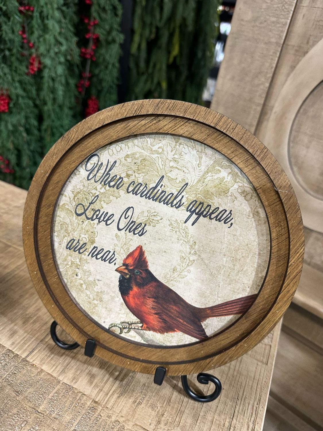 LOC 8&quot; Round When Cardinals
