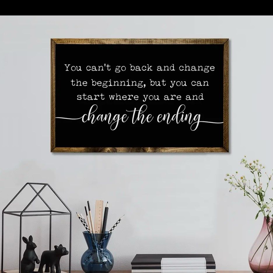 Jarmz 12x19 Blk Change The Ending