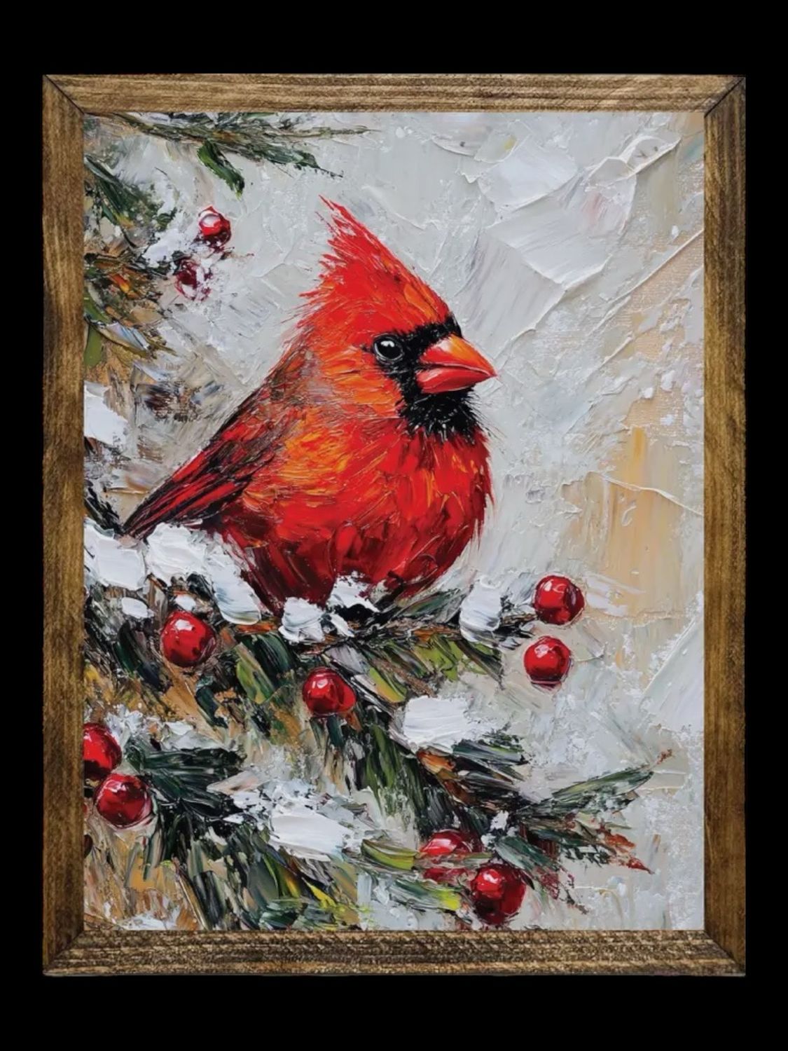 Jarmz 9x11 Little Red Cardinal