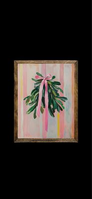 Jarmz 9x11 Mistletoe Pink Stripes