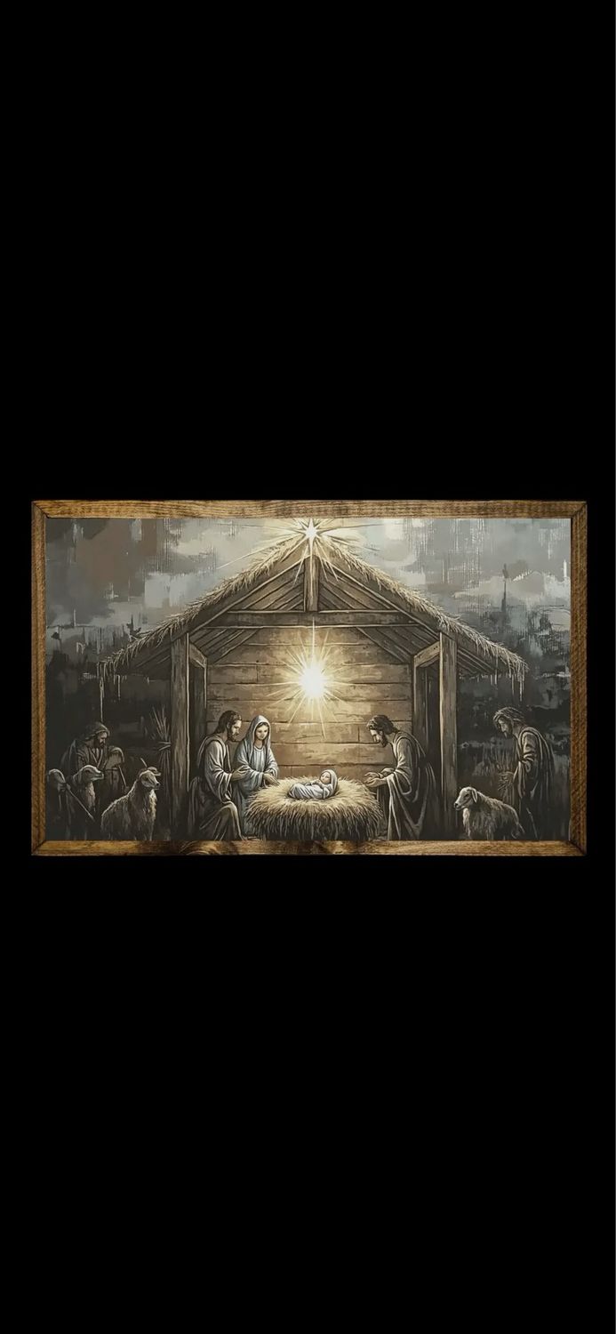 Jarmz 15x24 Nativity Baby Jesus