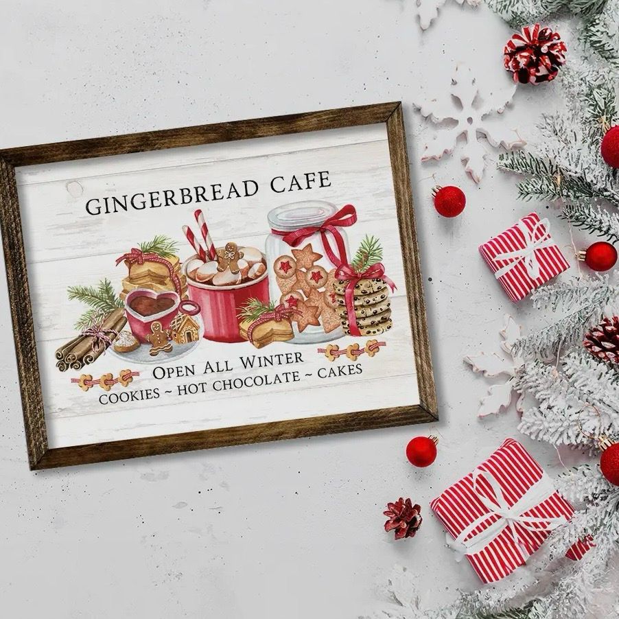 Jarmz 9x11 Gingerbread Cafe