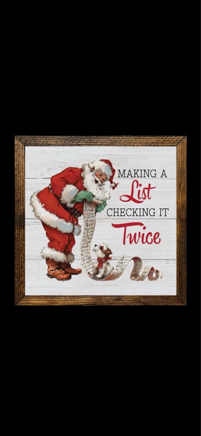 Jarmz 9x9 Santa List &amp; Puppy