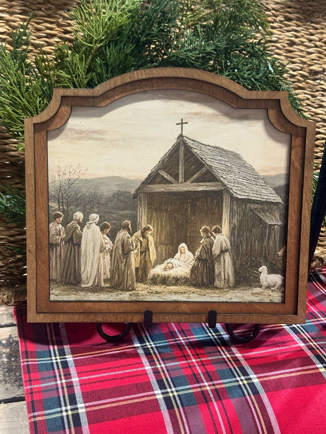 Red 10x9 Nativity Scene