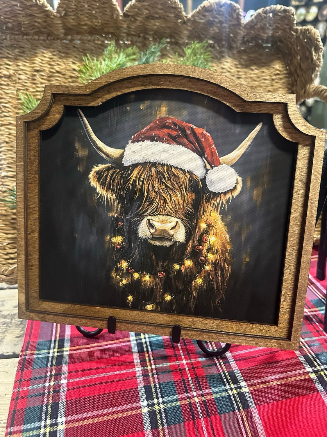 Red 10x9 Christmas Highland