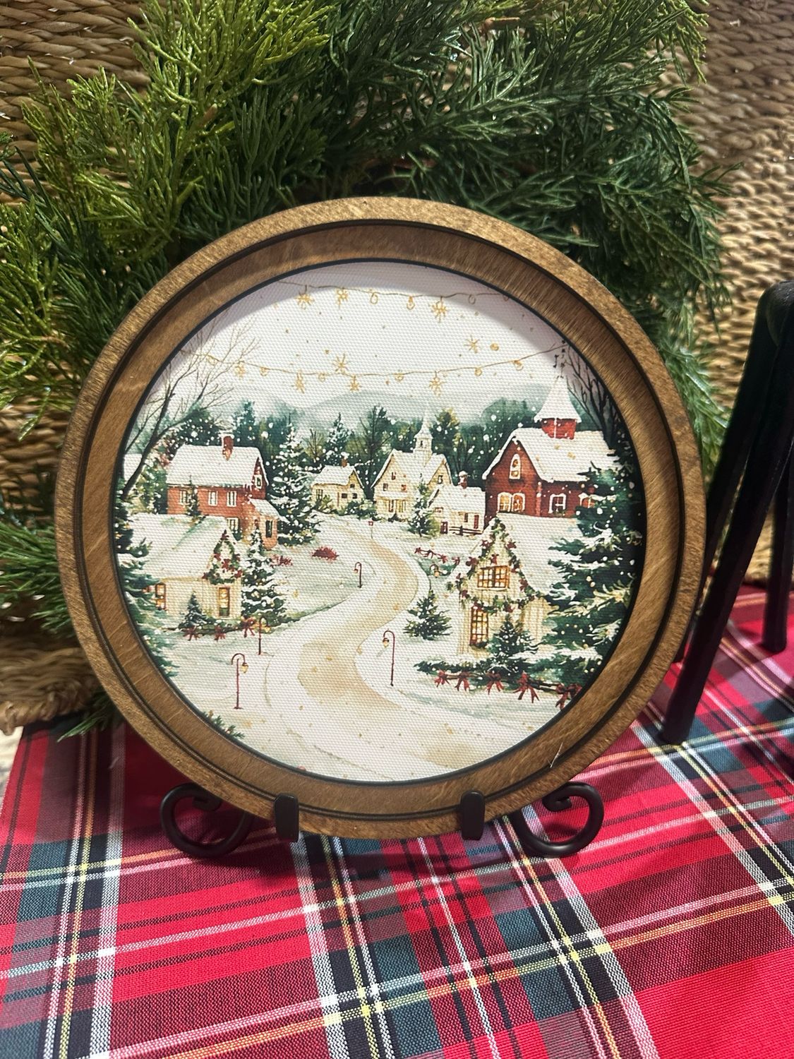 Red 8&quot; R Christmas Village