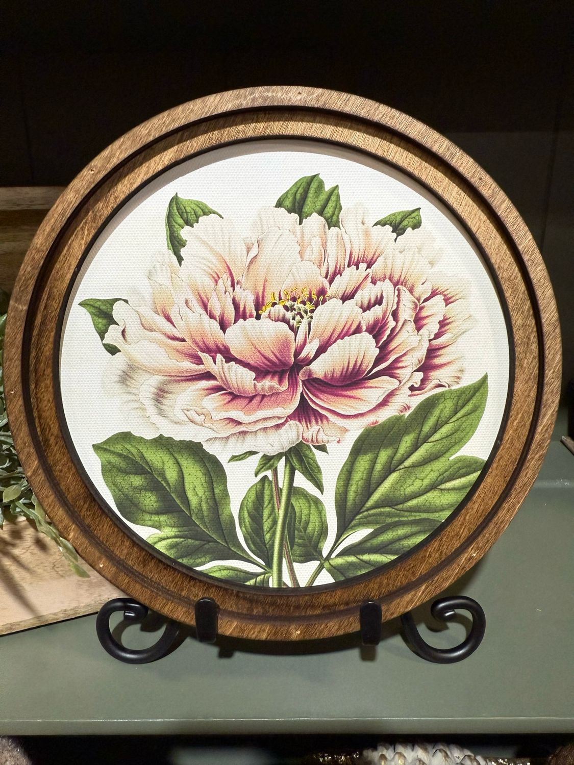 Red 8&quot; R Vintage Peony