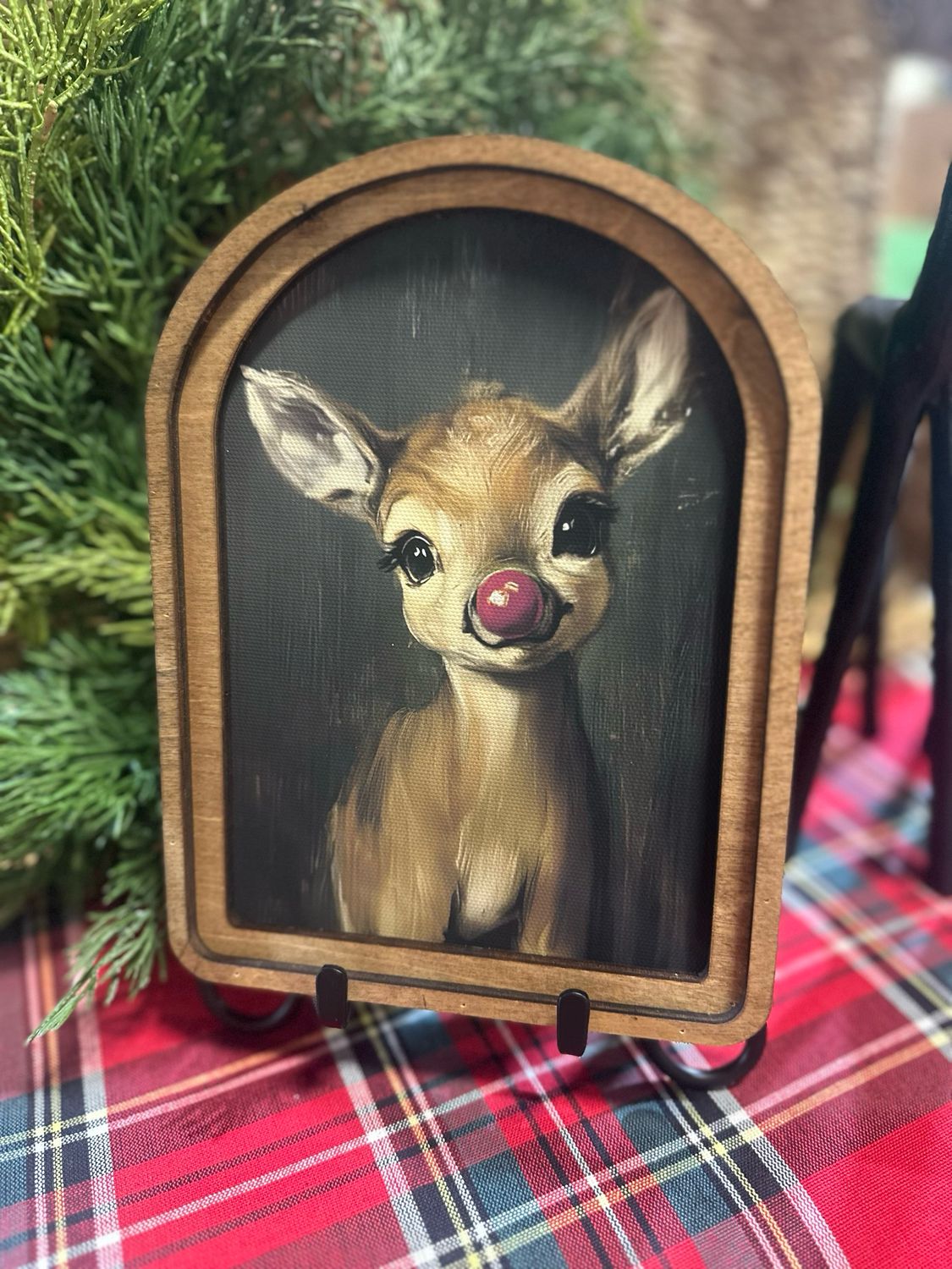 Red Arch Rudolph 8x6