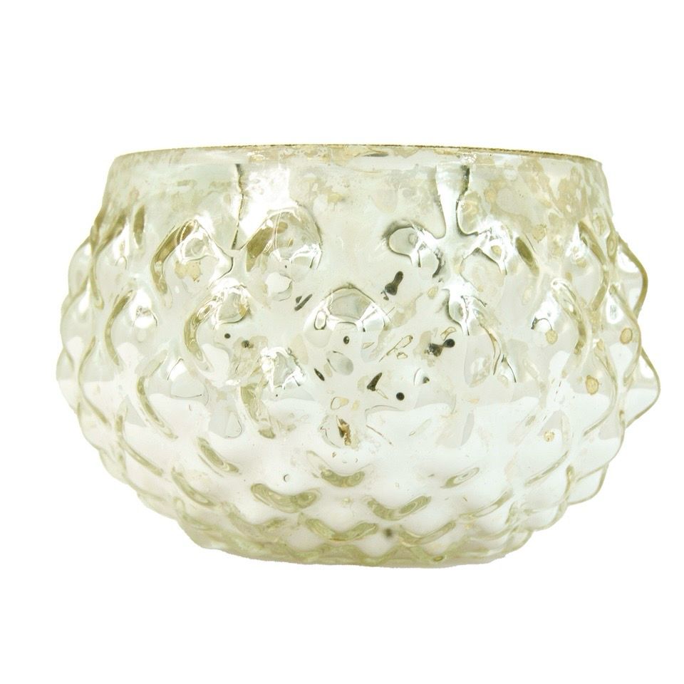 CCO Mercury Glass Votive Holder 2.5x1.5