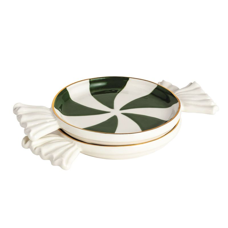 MP S/2 Green Candy Tidbit Plate