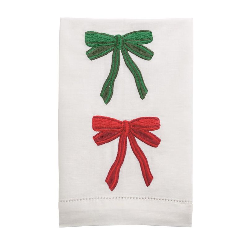 MP Two Bows Embroidered Towel