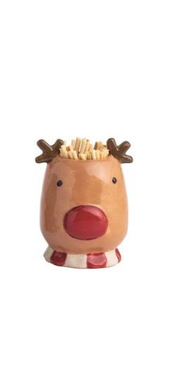 MP Reindeer Farm Toothpick Holder