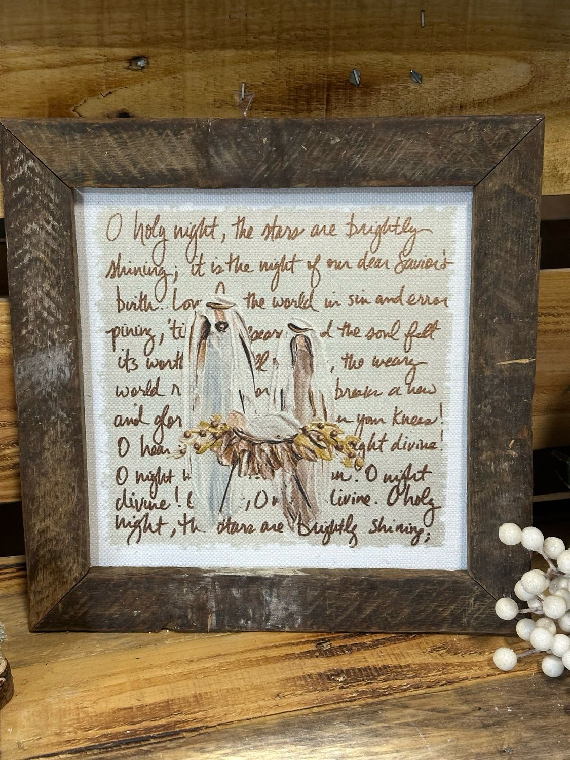 SCM 12x12 O Holy Night Nativity